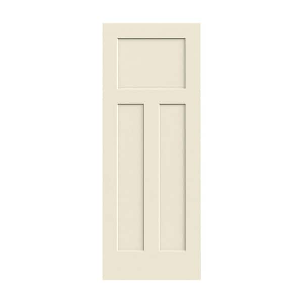 JELD-WEN 28 in. x 80 in. Craftsman Primed Smooth Solid Core Molded Composite MDF Interior Door Slab