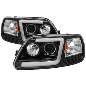 Ford F150 97-03 / Expedition 97-02 1PC Light Bar Projector Headlights -  Black