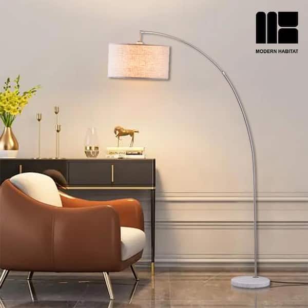 MODERN HABITAT Zenith Essence 78 in. Brushed Nickel MODERN HABITAT Zenith Essence 78 in. Brushed Nickel