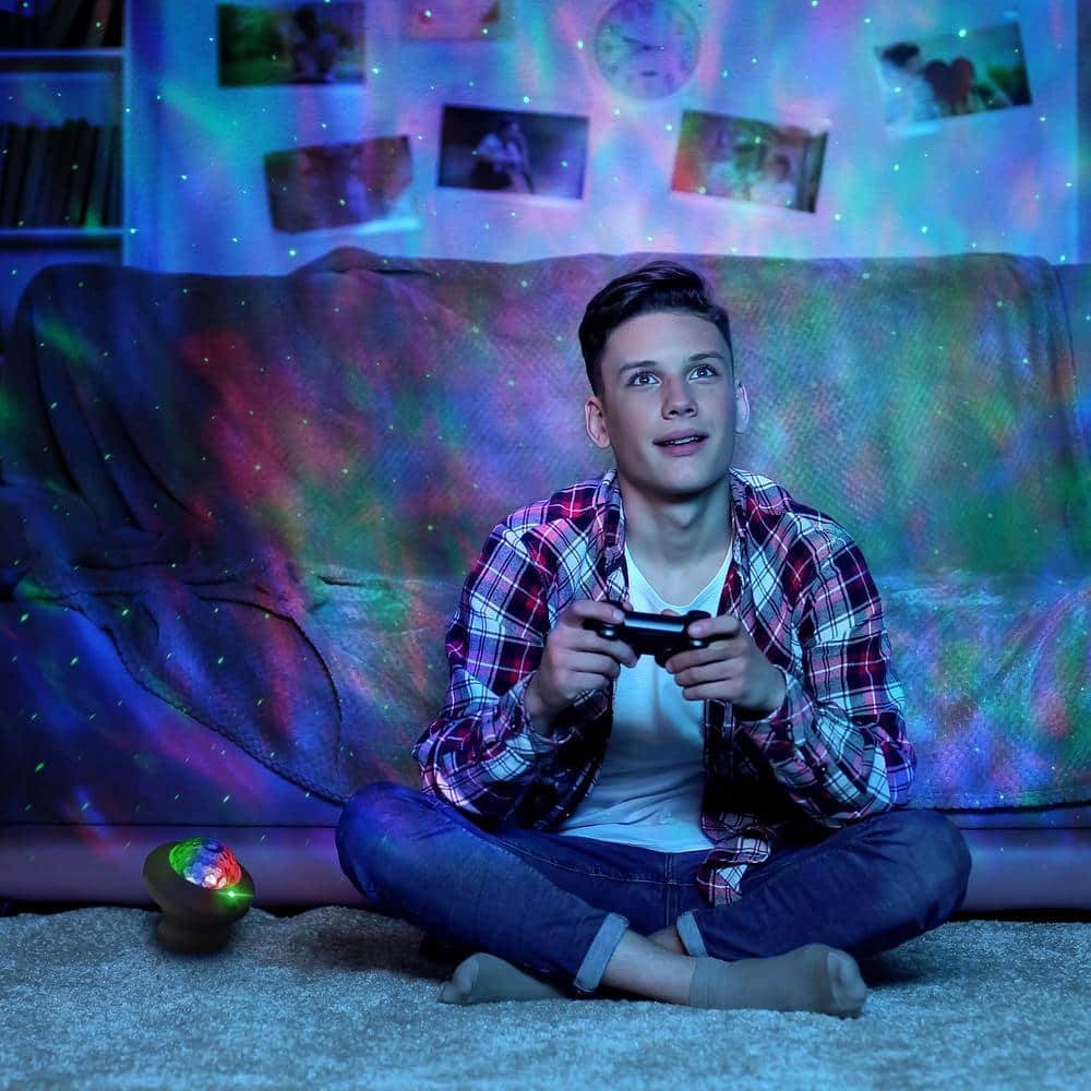 Multicolor LED Disco Ball Projector with Remote Control