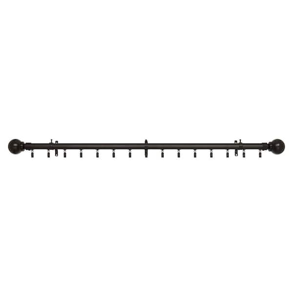 66 in. - 120 in. Traverse Curtain Rod in Oil Rubbed Bronze