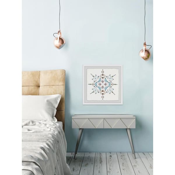 Unbranded 40 in. H x 40 in. W "Butterfly Kaleidoscope" by Marmont Hill Framed Printed Wall Art