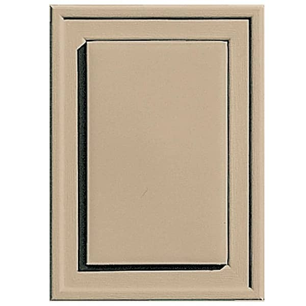 Builders Edge 4.5 in. x 6.3125 in. #069 Tan Raised Mini Mounting Block