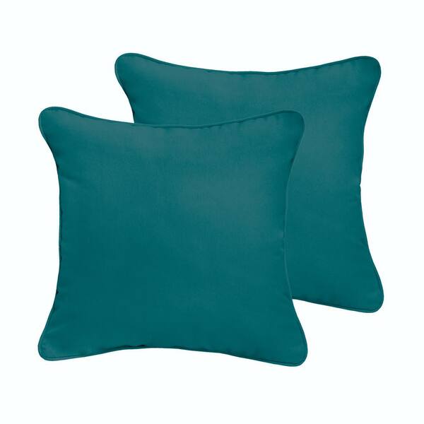 Blue and discount teal outdoor pillows