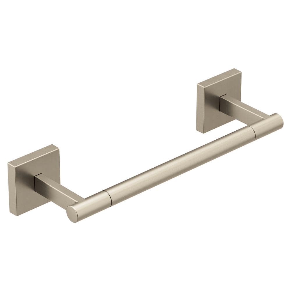 $40 Moen Triva 9" Towel Bar, Brushed Nickel