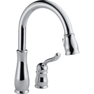 Leland Single-Handle Pull-Down Sprayer Kitchen Faucet with MagnaTite Docking in Chrome