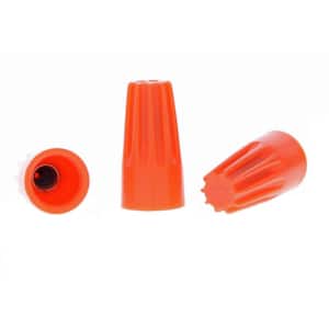 73B Orange WIRE-NUT Wire Connectors (100 per Bag, Standard Package is 3 Bags)