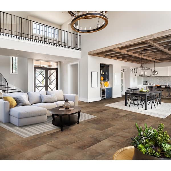 Mesa Sand 12 in. x 24 in. Porcelain Floor and Wall Tile (13.62 sq. ft./Case) Mesa Sand 12 in. x 24 in. Porcelain Floor and Wall Tile (13.62 sq. ft./Case)