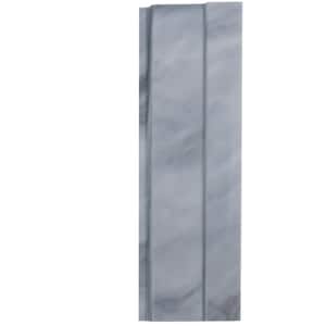 Gray Grandis 4 in. x 12 in. Marble Polished Baseboard Tile Trim (3.33 sq. ft./case) 10-Pack