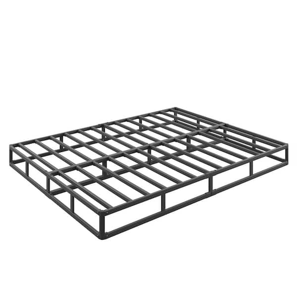 Comasach King Size 6 in. Heavy Duty Metal Box Springs Mattress Foundation with Easy Clean Cover, Noise Free, Easy Assembly