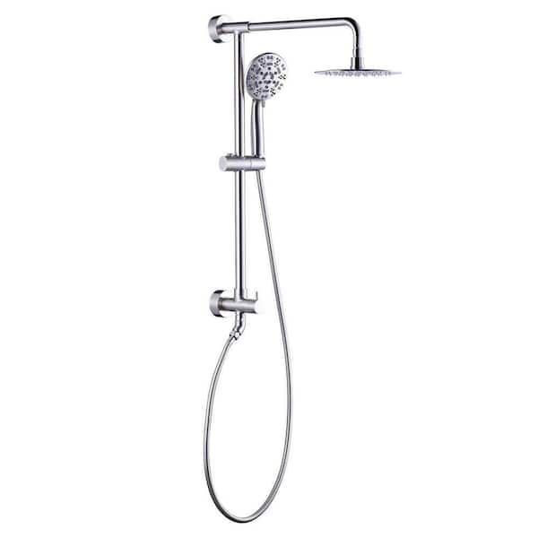 AVITAS Wall Mount Rainfall Shower Head and 7-Spray Handheld Shower