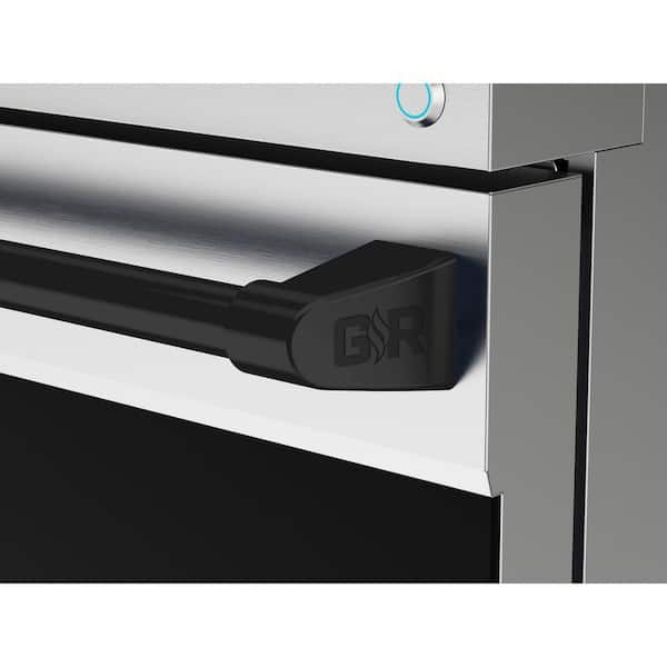 Gordon Ramsay Series 48 in. 6-Burners Freestanding Double Oven Gas Range in SS/Matte Black with Convection and Grill