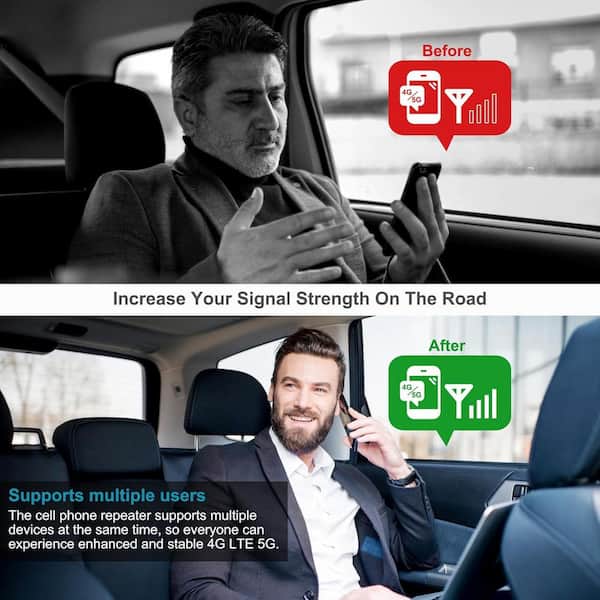 Signal Booster JACOOL 5G/4G LTE Cell Phone For Vehicles Works