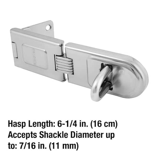 double hinge hasp lock