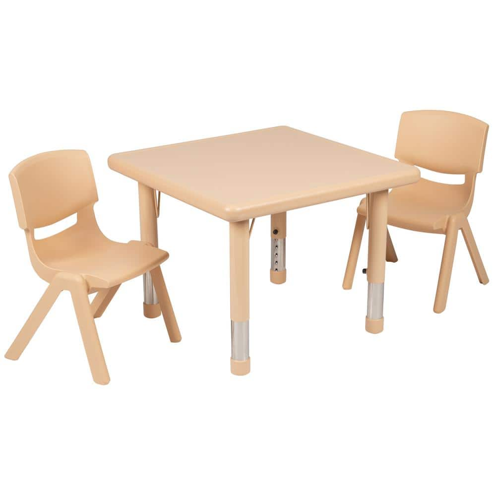 Carnegy Avenue 23.75 in. Natural Kids Table CGA-YU-443198-NA-HD