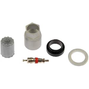 TPMS Service Kit - Replacement Grommet, Washer, Valve Core, and Cap
