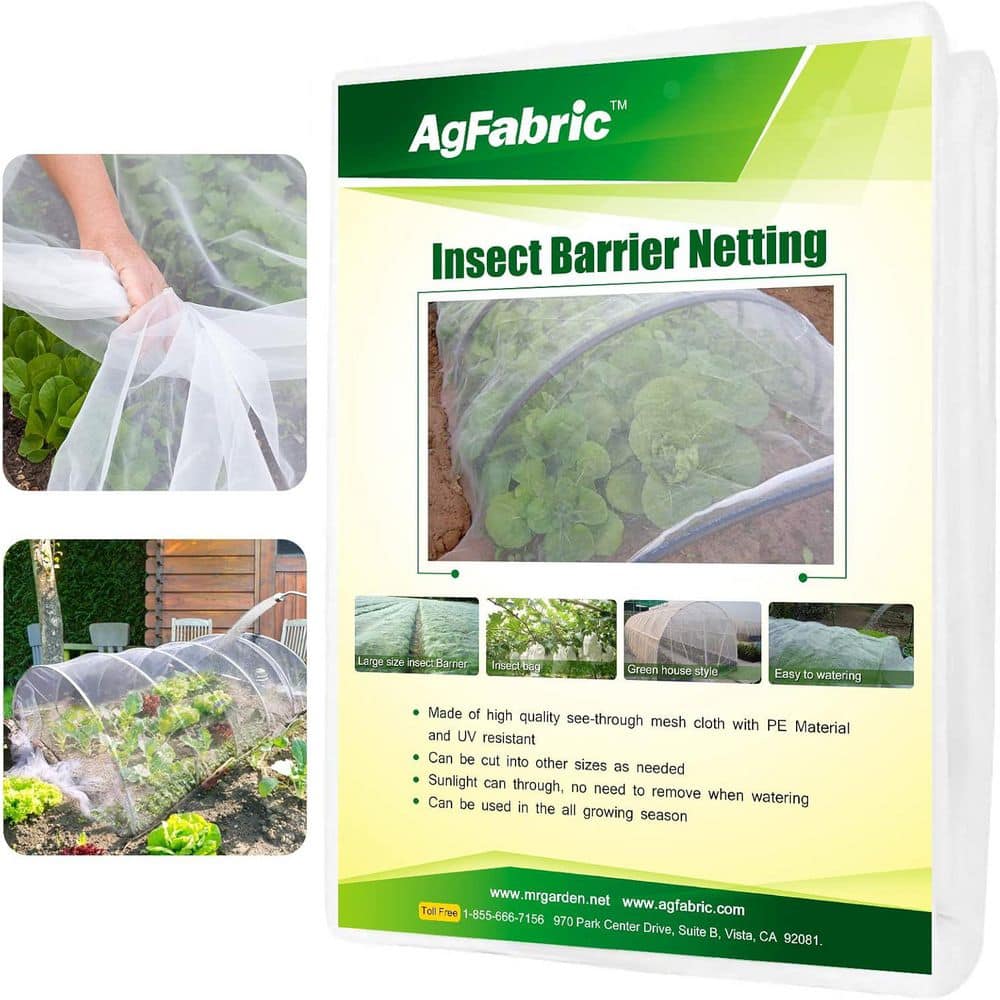 10 ft. x 12 ft. Outdoor Insect Netting Biological Pest Control for Bird Lawn Insect, White price history on PriceWatchPro