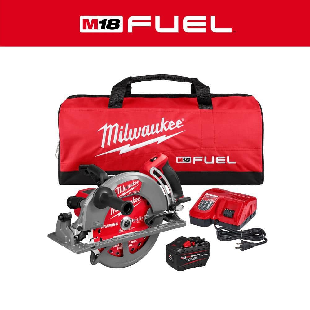 M18 FUEL 18V Lithium-Ion Cordless 10-1/4 in. Rear Handle Circular Saw Kit with FORGE 12.0 Ah Battery and Rapid Charger price history on PriceWatchPro