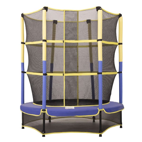 Upper Bounce Machrus Upper Bounce 55 in. Kiddy Trampoline and Enclosure Set Easy Assembly