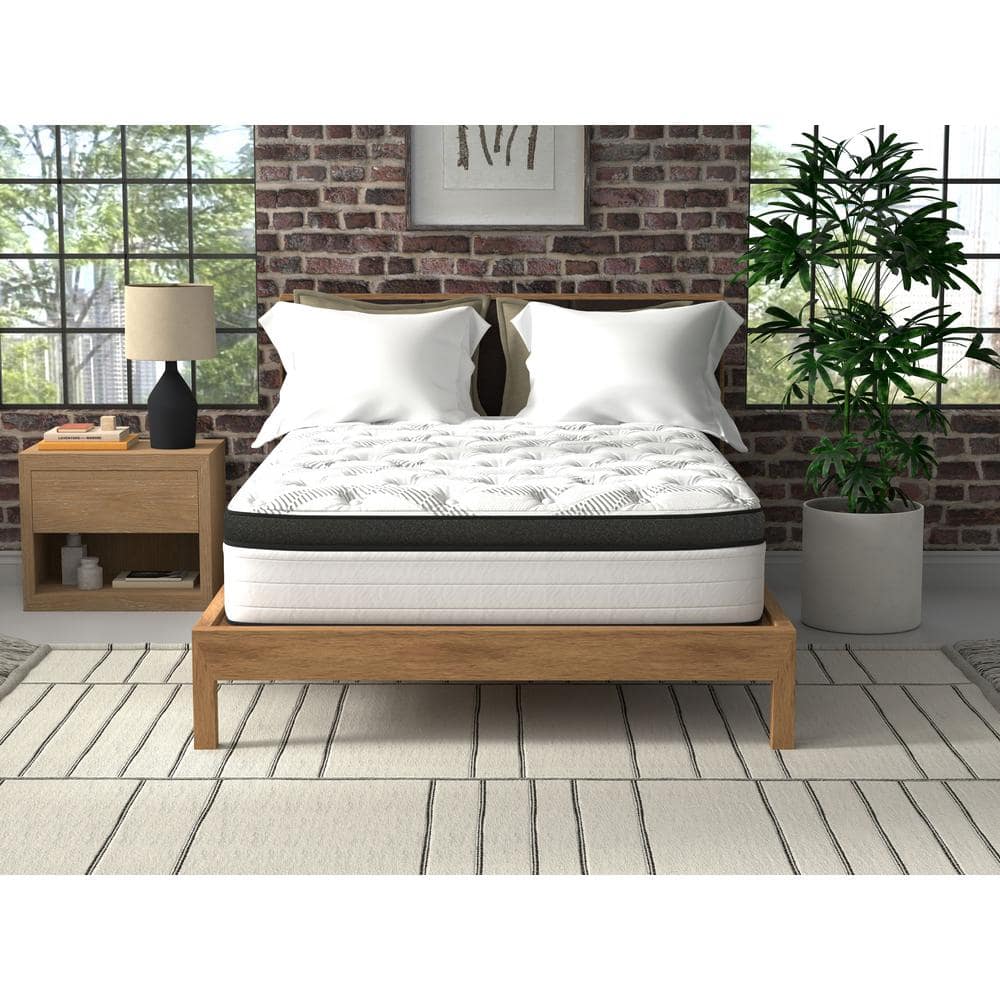 寝袋/寝具 aiot non sleep cushion 50 black x white AMERICAN BEDDING SleepCool King Plush Hybrid 14 in. Mattress