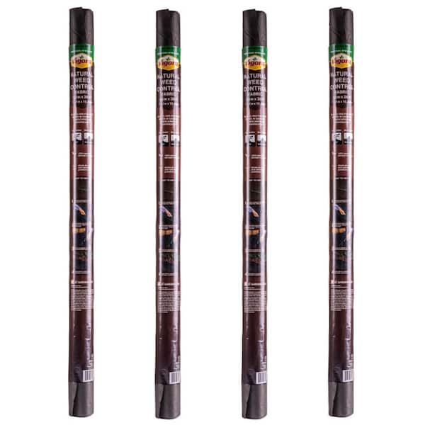 40 in. x 36 ft. PLA Natural Weed Control Landscape Fabric (4-Pack)