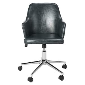 Cadence Dark Gray/Chrome Swivel Office Chair