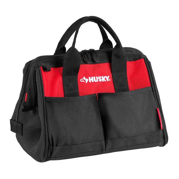 Husky 12 in. 4-Pocket Zippered Tool Bag (6-Pack) HD60012-TH6PK