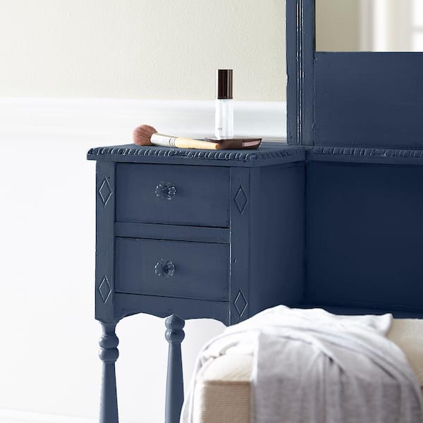 DGAGA Deep Blue Chalk Paint for Furniture,Chalk Finish Furniture  Paint,Craft Paint for Wood,Interior House Paint,Chalkboard Paint for DIY  Home