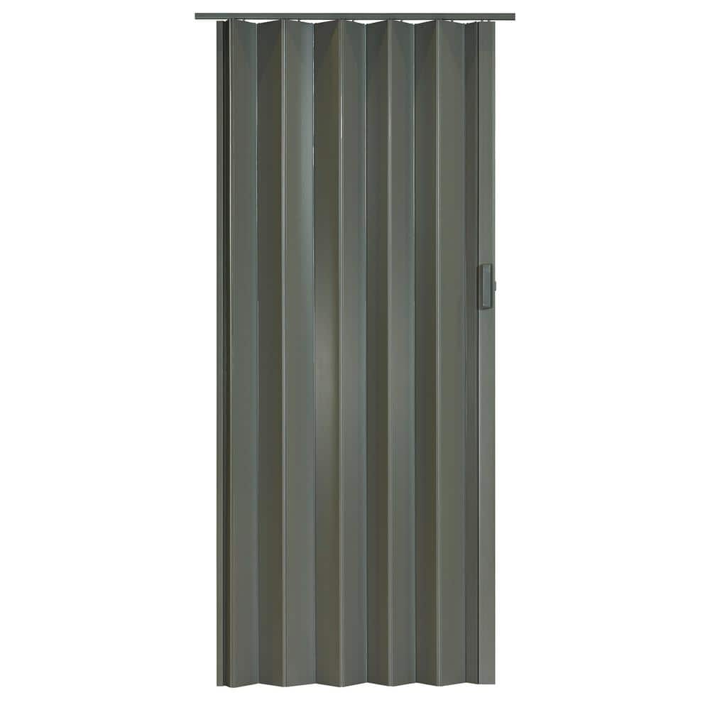 スペード Spectrum Elite 48 in. W. x 80 in. City Grey Vinyl Accordion Door