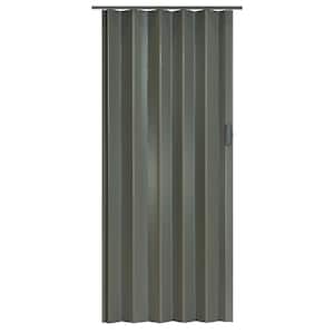 Spectrum 48 in. x 80 in. Elite Vinyl Satin Silver Accordion Door
