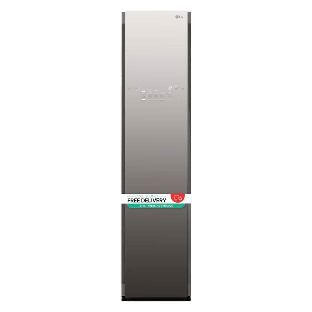 LG Styler SMART Steam Closet in Mirrored Finish with