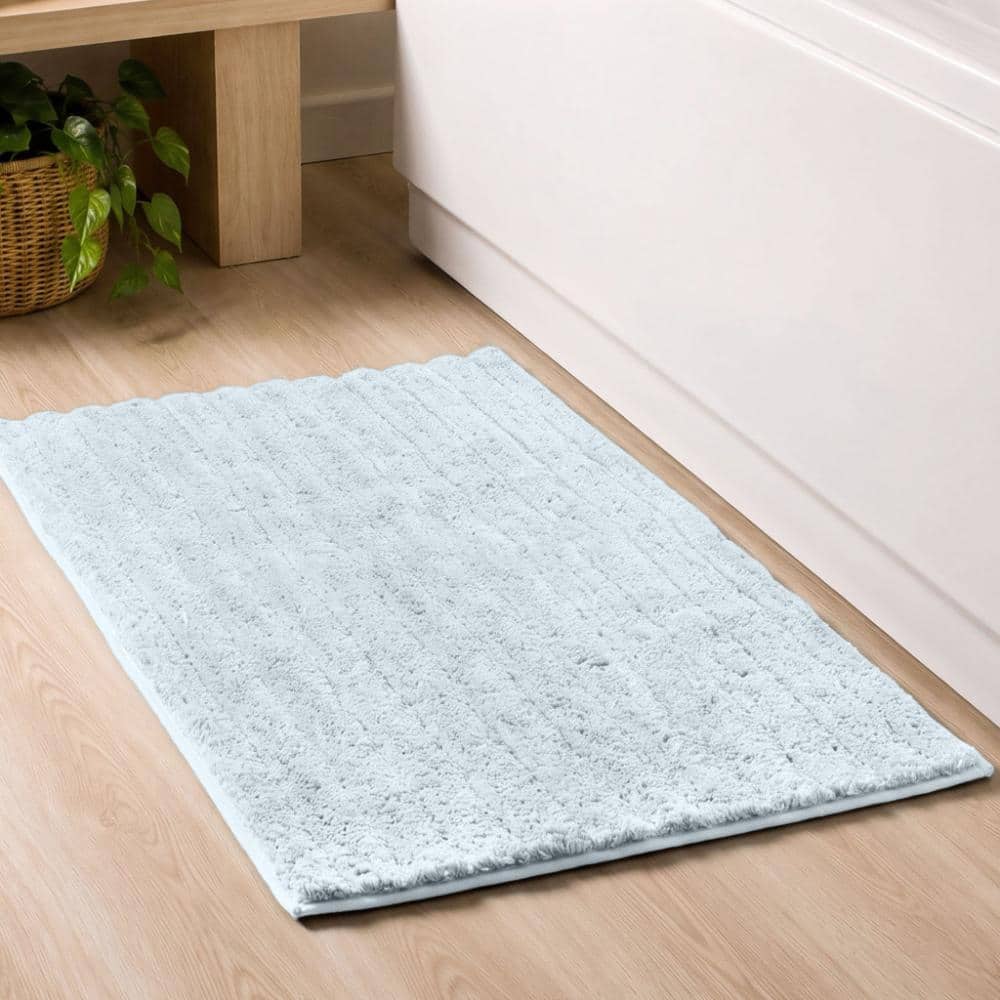 Home Weavers Microfiber Plush Bath Rug, Extra Soft, Absorbent, Non-slip, Quick Drying, Machine Wash,20x32, Light Blue price history on PriceWatchPro