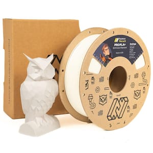 1.75mm White PLA 3D Printer Filament, 1 KG Spool, Dimensional Accuracy +/-0.02 mm, 3D Printing Filament