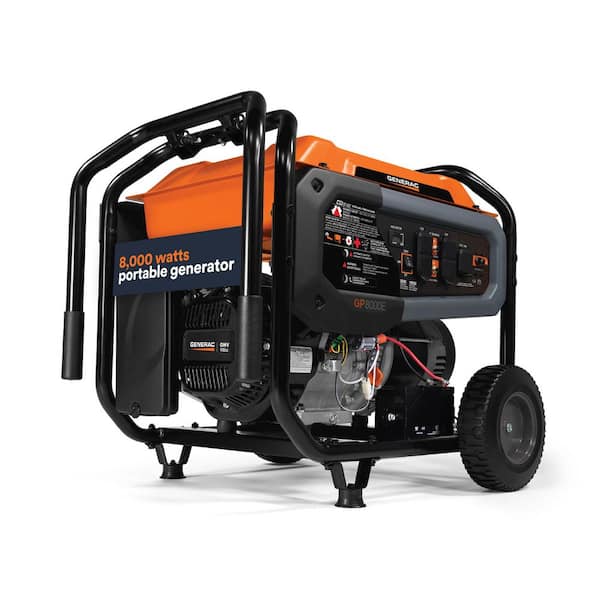 10000 / 8000-Watt Electric Switch Gasoline Portable Generator-Cosense w/ 3 ft. Adapter Cord