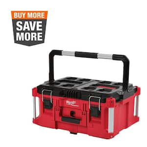 るう Milwaukee PACKOUT 22 in. Rolling Modular Tool Box LP Handle