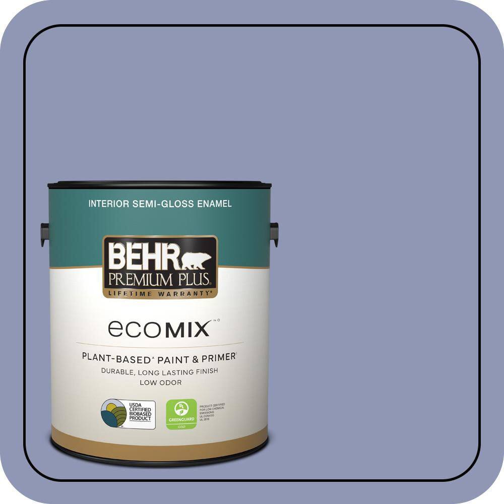 1 gal. #S540-4 Vintage Ribbon Semi-Gloss Enamel EcoMix Plant-Based Interior Paint & Primer product image for price tracking
