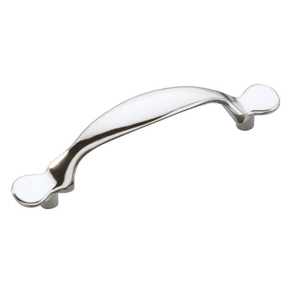 HICKORY HARDWARE Conquest Collection 3 in. (76 mm) Chrome Cabinet Door and Drawer Pull (25-Pack)