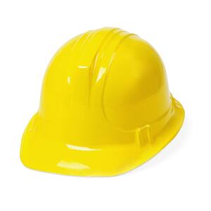 Yellow Construction Party Hats Dress Up Soft Hats for Kids and Adults (Pack of 12)