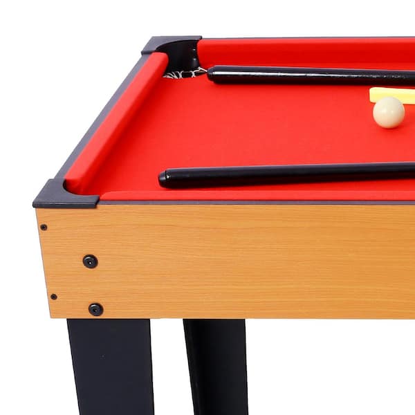 Amucolo 5-in-1 Multi-Game Table - Billiards, Push Hockey