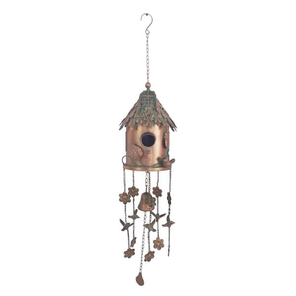 Zaer Ltd. International Copper Antique Style Hanging Birdhouse Wind ...