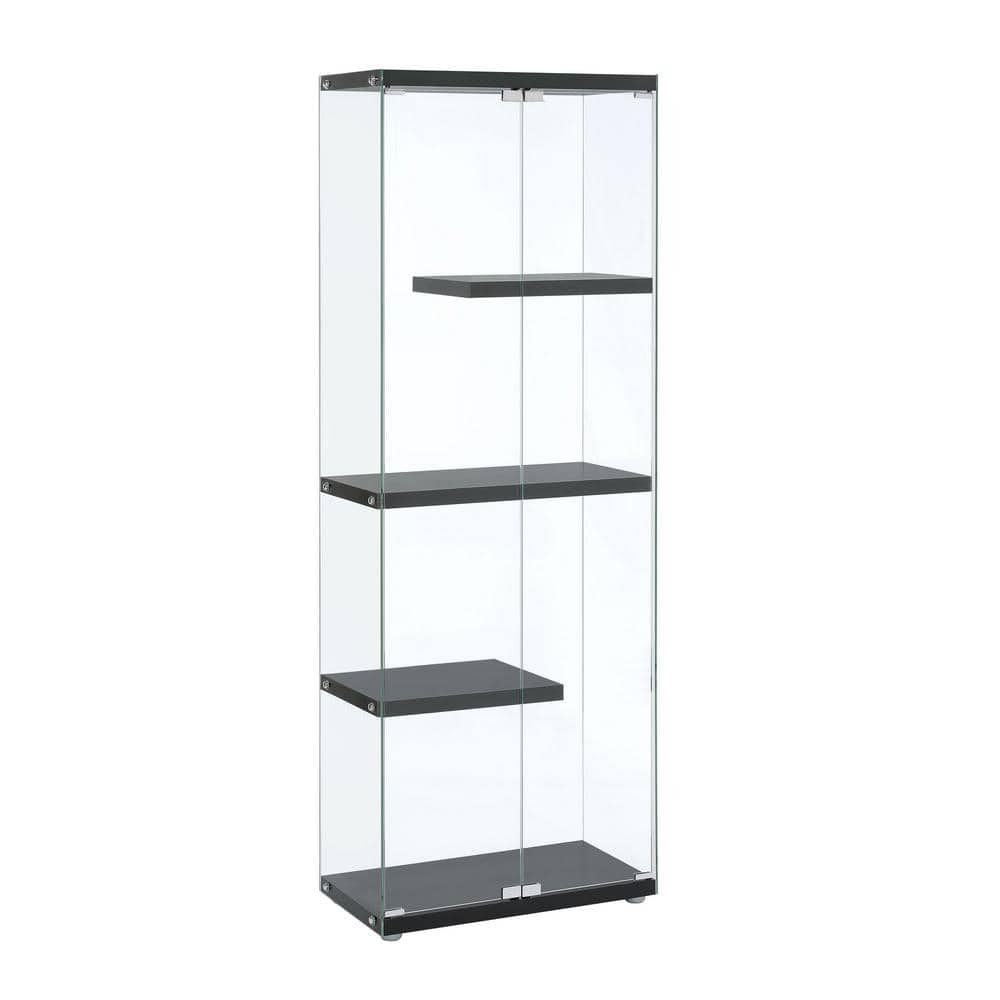 Picket House Furnishings Maxwell Black 24 in. Display Cabinet CIE800DCE ...