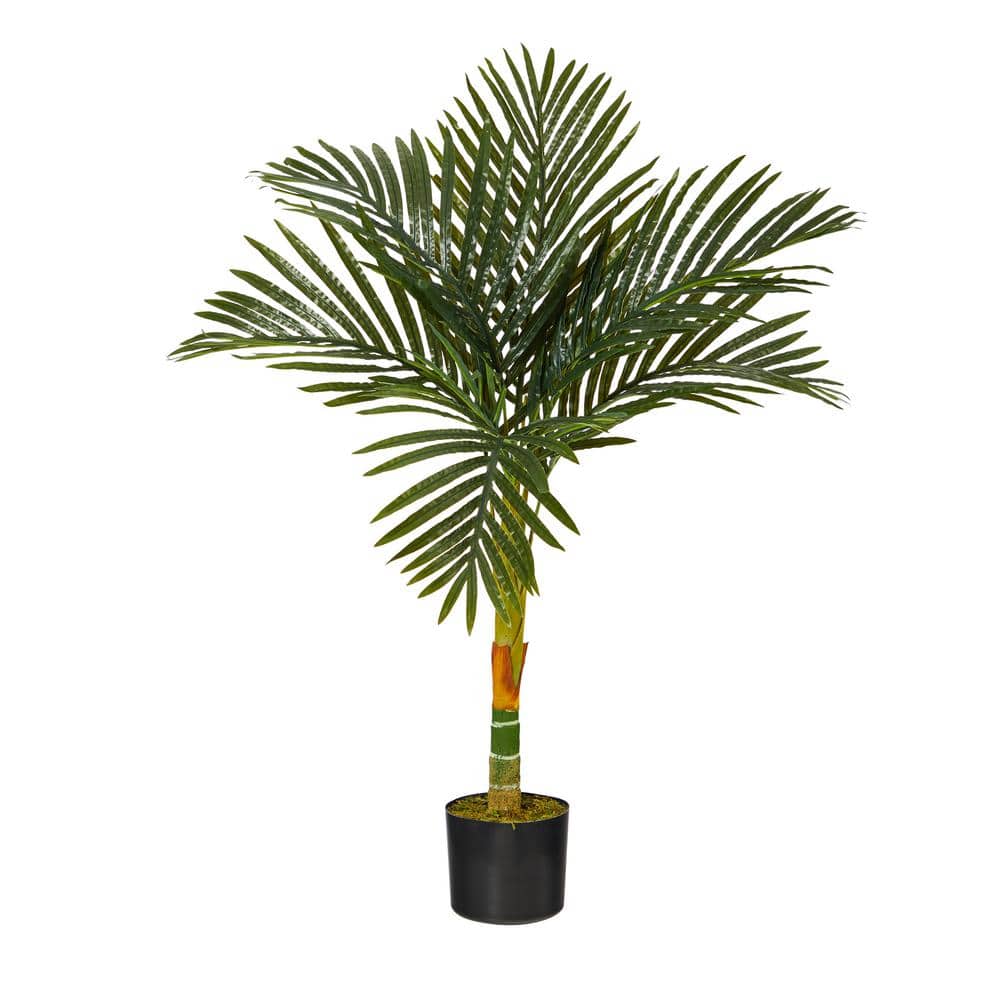 Nature Spring Artificial Indoor/Outdoor Potted Tropical Palm Tree - 5