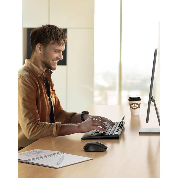 Yichuhaoxi Bluetooth Keyboard and Mouse, Multi-Device Ergonomic