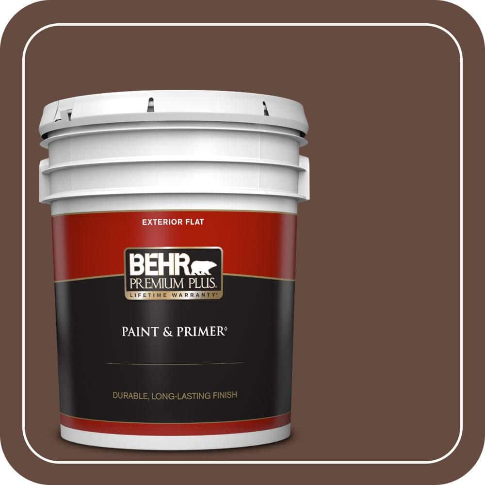 5 gal. #QE-16 Earth Chicory Flat Exterior Paint & Primer product image for price tracking
