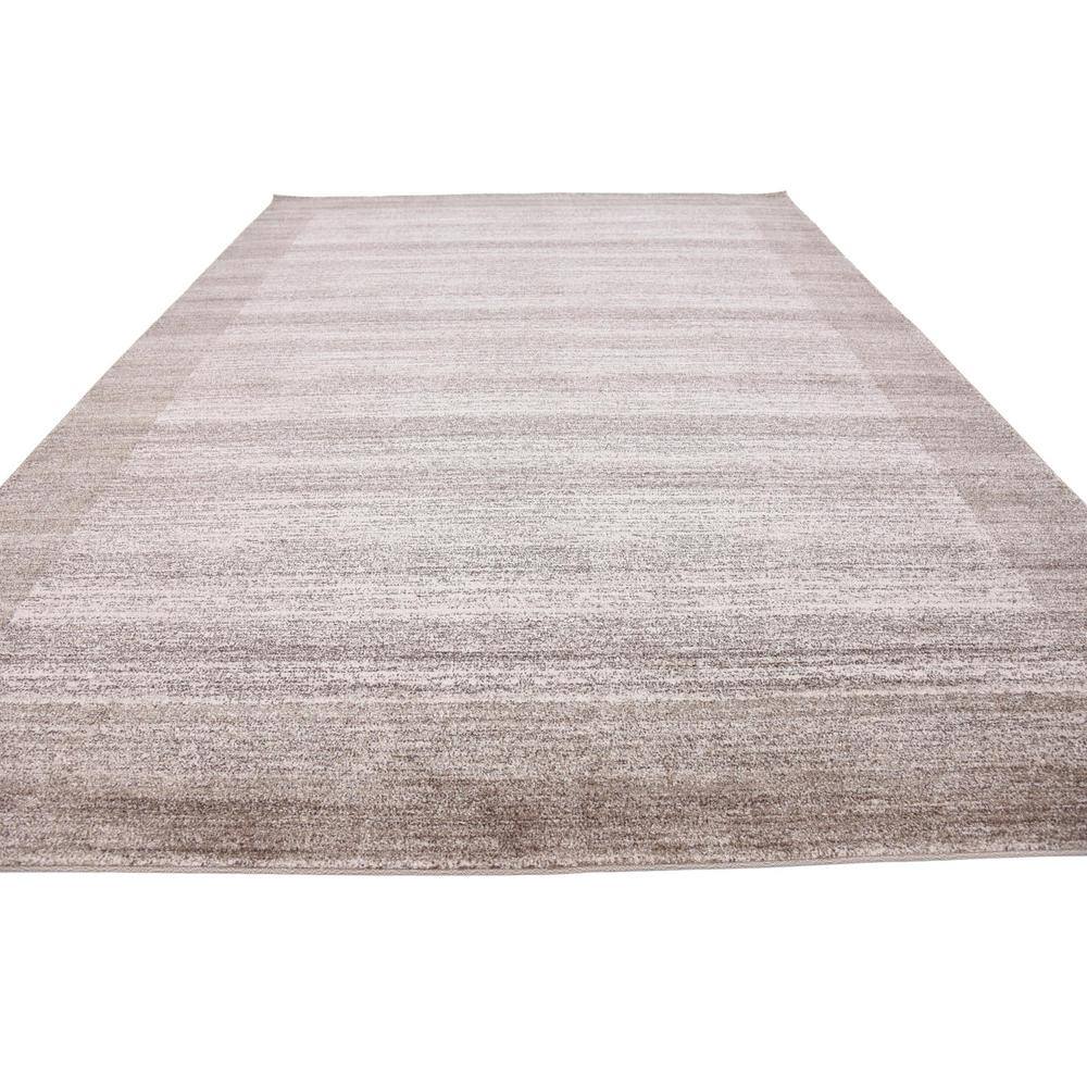Angelica Beige and Ivory 9' x 12' Easy-Care Synthetic Area Rug