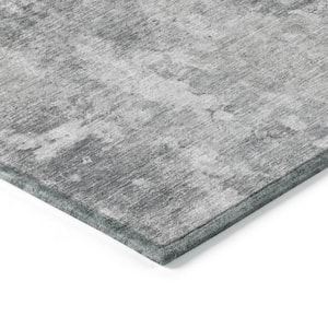 Chantille ACN573 Gray 10 ft. x 14 ft. Machine Washable Indoor/Outdoor Geometric Area Rug