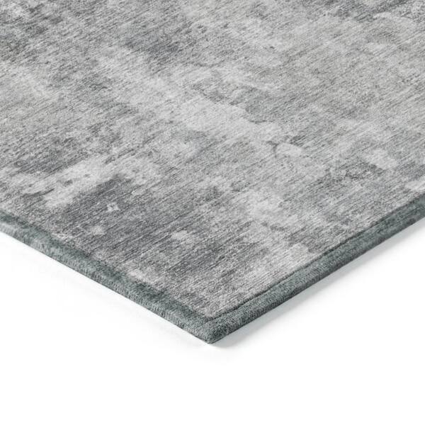 Chantille ACN573 Gray 5 ft. x 7 ft. 6 in. Machine Washable Indoor/Outdoor Geometric Area Rug
