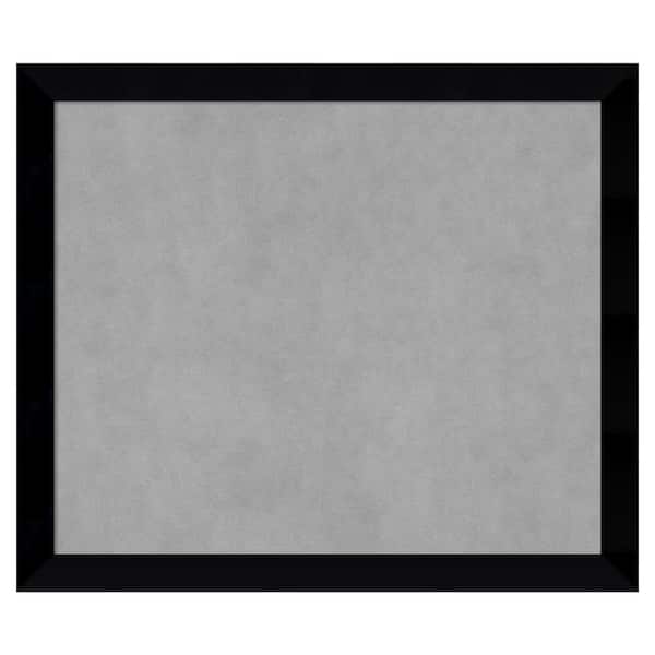 Amanti Art Black Museum 27 in. x 23 in. Framed Magnetic Board