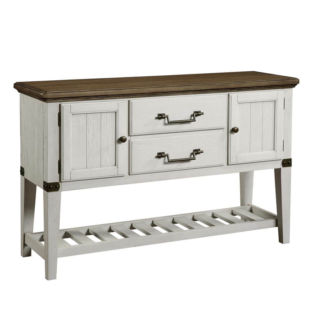 Pendleton Heritage 56'' Brown & White Farmhouse Sideboard