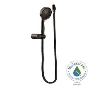 Eco-Performance 4-Spray 4.4 in. Single Wall Mount Handheld Shower Head in Oil Rubbed Bronze